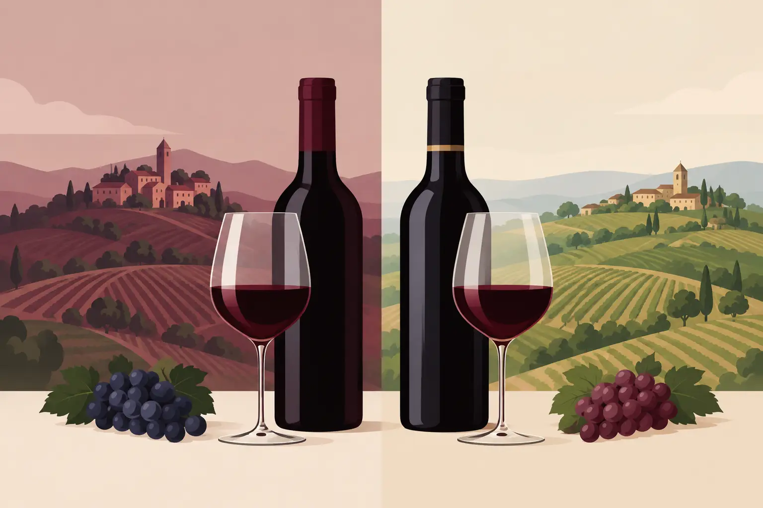 Barolo Versus Brunello Differences Explained