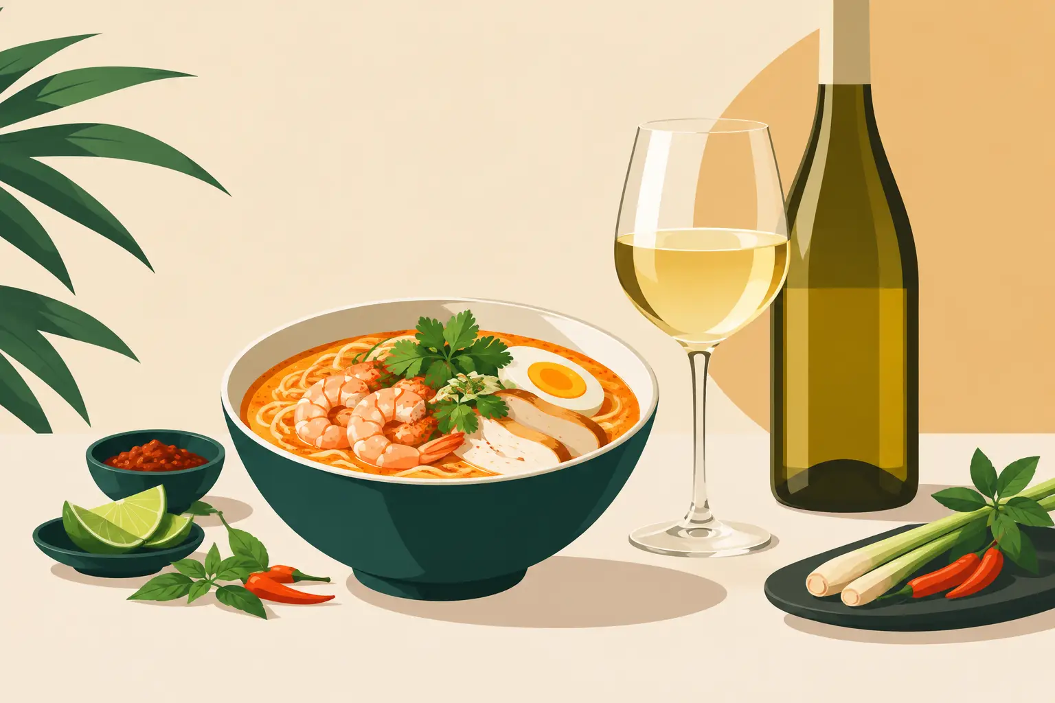 How to Pair Laksa Wine Without Losing the Spice
