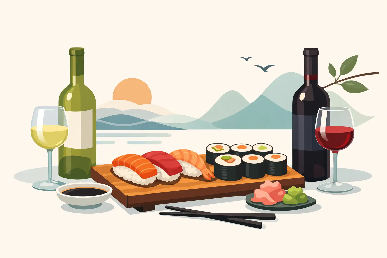 How to Pair Wine With Sushi Like a Sommelier