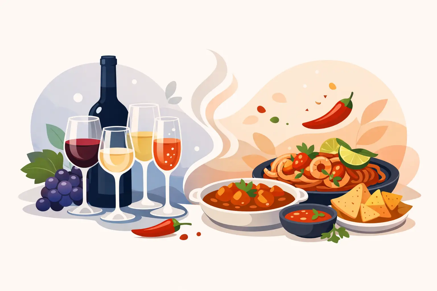 Wine Pairing for Spicy Food, Made Simple
